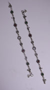 (Pair) Raka Silver Oxidised Anklet