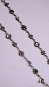 (Pair) Raka Silver Oxidised Anklet