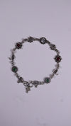 (Pair) Raka Silver Oxidised Anklet