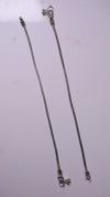 (Pair) Arka Oxidised Silver Anklet