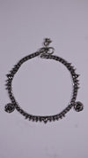 (Pair) Gulika Silver Oxidised Anklet