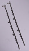 (Pair) Saaz Silver Oxidised Anklet