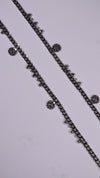 (Pair) Varnika Silver Oxidised Anklet