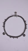 (Pair) Varnika Silver Oxidised Anklet