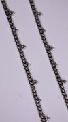 (Pair) Reet Silver Oxidised Anklet