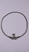 (Pair) Veer Silver Oxidised Ankle