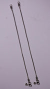 (Pair) Tara Ghunghru Silver Oxidised Anklet