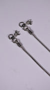 (Pair) Tara Ghunghru Silver Oxidised Anklet