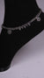 (Pair) Varnika Silver Oxidised Anklet