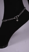 (Pair) Gulika Silver Oxidised Anklet