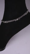 (Pair) Nupura Silver Oxidised Anklet