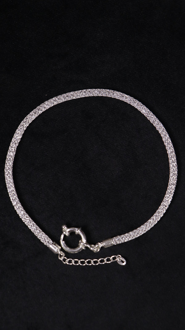 (Pair) Sparkling Moon Anklet