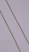 (Pair) Golden Rhythm Silver Anklets