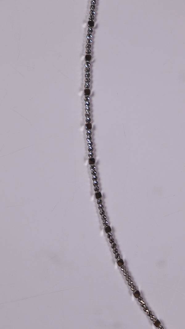 (Pair) Starlit Silver Anklet