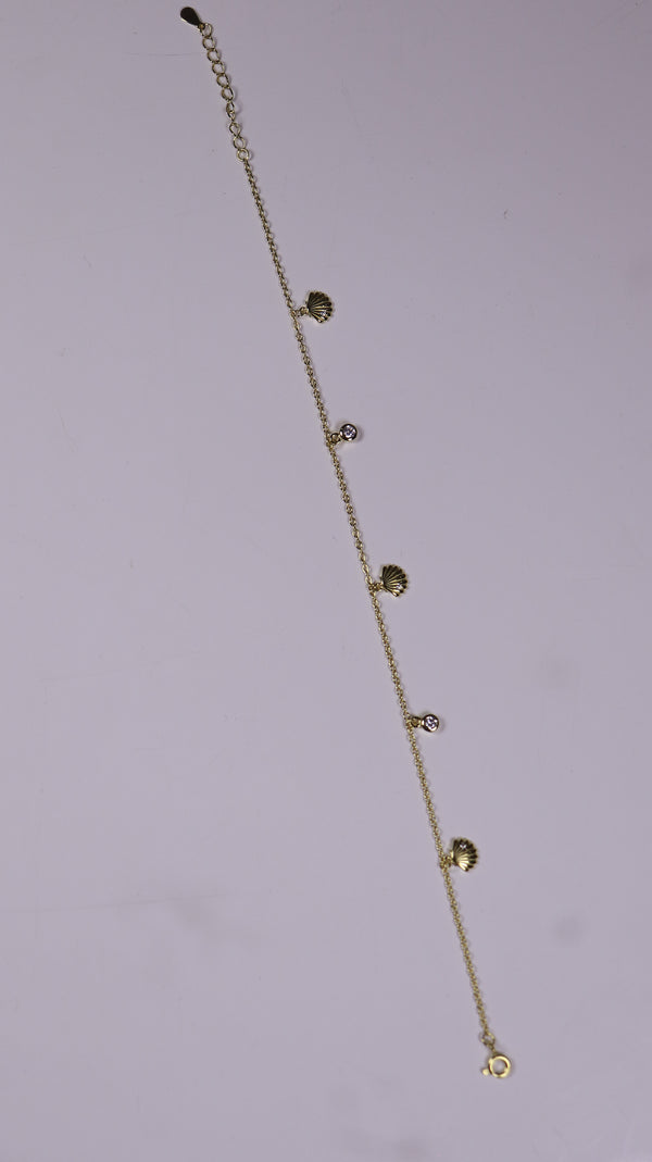 (Single) Golden Shore Anklet