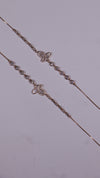 (Pair) Forever Bloom Anklets - Rose gold