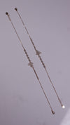 (Pair) Forever Bloom Anklets - Rose gold