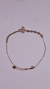 (Pair) Forever Bloom Anklets - Rose gold