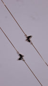 (Pair) Moonwing Silver Anklet