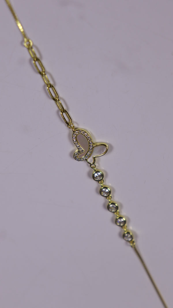 (Pair) Forever Bloom Anklets - Gold