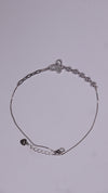 (Pair) Forever Bloom Anklets - Silver
