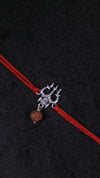 Rudra Trishul Silver Rakhi