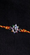 Navrang Om Silver Rakhi