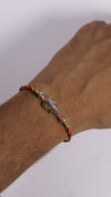 Shiv Aaradhya Silver Rakhi