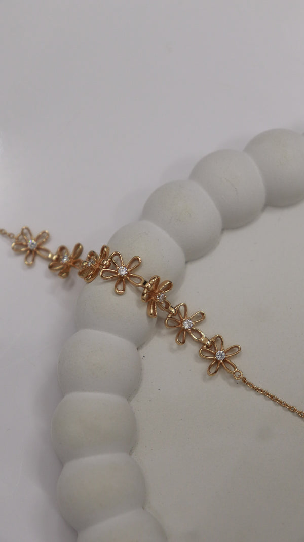 Petal Charm Bracelet