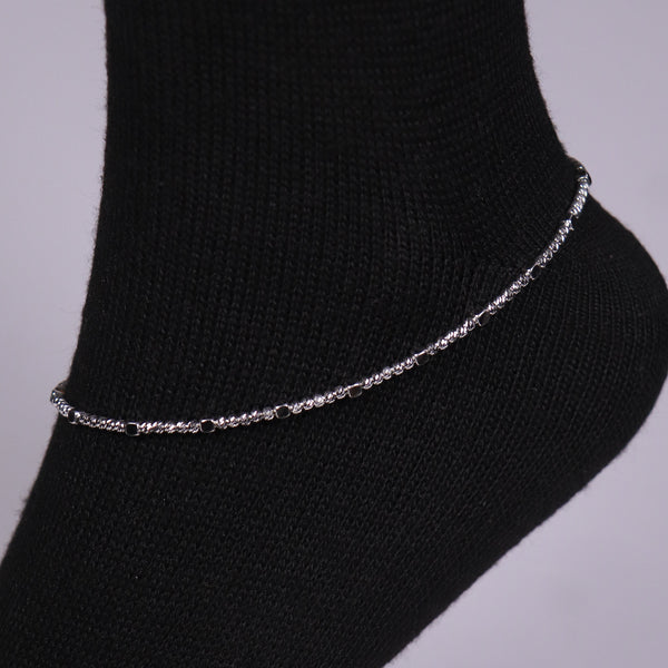 (Pair) Starlit Silver Anklet